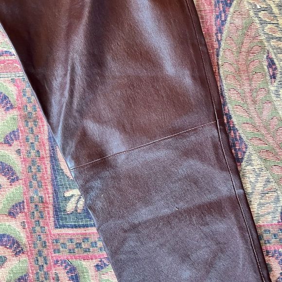 JARDIN - Leather stretch trousers - Picture 7 of 11